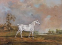 Lot 3529 - James Scraggs (19th century) - Grey horse in a...
