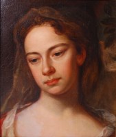 Lot 3554 - Circa 1800 English school - Bust portrait of a...