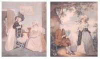 Lot 3571 - After John Raphael Smith - Pair; The Moralist...