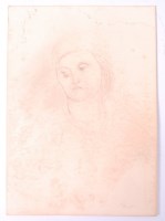 Lot 3572 - Augustus John (1878-1961) - Bust portrait of...