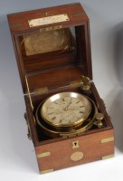 Lot 3583 - A 19th century rosewood cased marine...