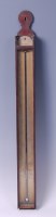 Lot 3589 - *A George III mahogany cased thermometer, the...