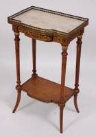 Lot 3636 - A 19th century French walnut and gilt metal...
