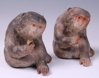 Lot 3489 - A pair of Japanese late Meiji period...