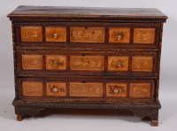 Lot 3640 - An 18th century Italian carved walnut and...