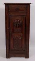 Lot 3662 - A 19th century carved walnut Flemish marriage...