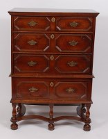 Lot 3665 - A Jacobean period geometric moulded and joined...