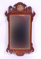 Lot 3684 - *A 19th century mahogany wall mirror, in the...