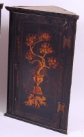 Lot 3692 - *An 18th century chinoiserie black lacquered...