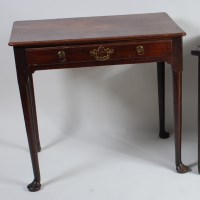 Lot 3702 - *An early George III mahogany padfoot side...