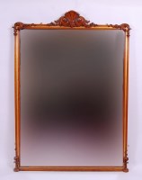 Lot 3709 - *An early Victorian mahogany overmantel mirror,...