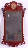Lot 3712 - *A 19th century mahogany and parcel gilt fret...