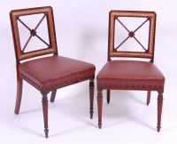 Lot 3713 - *A pair of late Georgian mahogany dining...