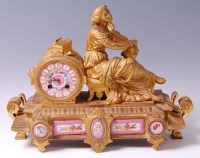 Lot 3599 - A late 19th century French gilt bronze and...