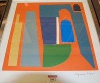 Lot 1042 - Raymond Elston - collage, untitled, and other...