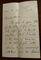 Lot 1046 - GLADSTONE W.E., ALS dated 8th August '82 from...