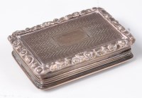 Lot 1133 - A George IV silver vinaigrette by Nathaniel...