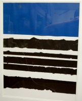 Lot 1030 - Raymond Elston - untitled, collage, unsigned,...