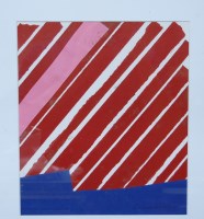 Lot 1033 - Raymond Elston - untitled collage, signed...