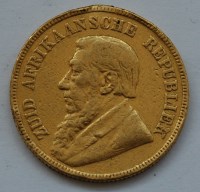 Lot 165 - South Africa, 1895 gold 1 pond, Stephanus...