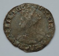 Lot 1 - England, Queen Mary 1553-54 groat, Pomegranate...