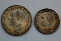 Lot 39 - Greece, 1873 2 drachmai, Monnaie de Paris,...