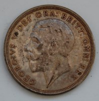 Lot 46 - Great Britain, 1928 wreath crown, George V,...