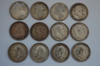 Lot 64 - Great Britain, 12 various Victoria, Edward VII...