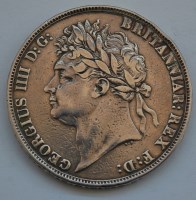 Lot 20 - Great Britain, 1821 crown, George IV laureate...