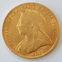 Lot 108 - Great Britain, 1898 gold full sovereign,...