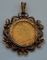 Lot 150 - Great Britain, 1896 gold full sovereign,...