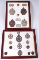 Lot 573 - A collection of assorted cap badges, buttons...