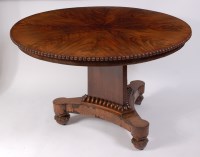 Lot 1643 - A Regency mahogany pedestal breakfast table,...