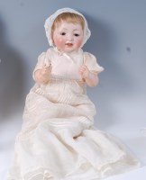 Lot 1387 - A Kestner 211 bisque headed doll, having...