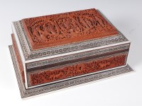 Lot 1396 - A late 19th century Anglo-Indian vizagapatam...