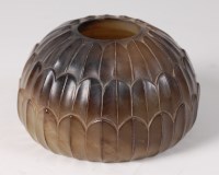 Lot 1401 - A Chinese carved mutton jade inkwell, with...