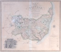 Lot 1459 - C & J Greenwood - Map of the County of Suffolk...