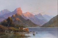 Lot 1475 - Alfred de Breanski Jnr (1877-1955) - Cattle...