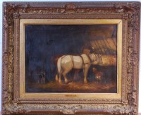 Lot 1481 - After William J Shayer (1811-1892) - Stable...