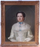 Lot 1489 - Circa 1800 English school - Half-length...