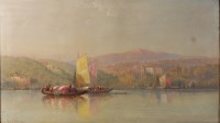 Lot 1506 - George G Fryer (19th century) - Boats at...