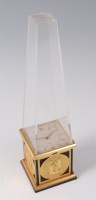 Lot 1514 - A Jaeger Le Coultre Egyptian inspired obelisk...