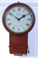 Lot 1527 - S Hunter of Clapham - mahogany cased droptrunk...