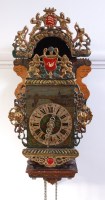 Lot 1536 - A 19th century Dutch polychrome painted metal...