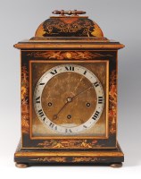 Lot 1543 - A circa 1900 chinoiserie black lacquered...