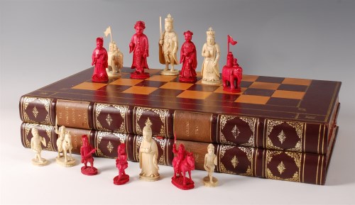 Lot 1438 - An exceptionally large Chinese export ivory...