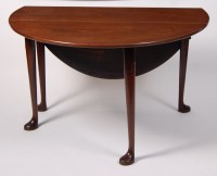 Lot 1575 - A George III Irish mahogany padfoot dining...