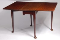 Lot 1592 - *A George III mahogany padfoot dining table,...