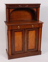 Lot 1626 - A 19th century and later adapted rosewood...