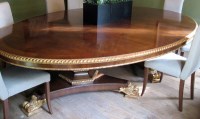 Lot 1653 - An Arthur Brett mahogany and giltwood twin...